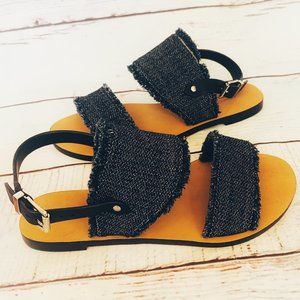 NWOT Rebecca Minkoff denim sandals
